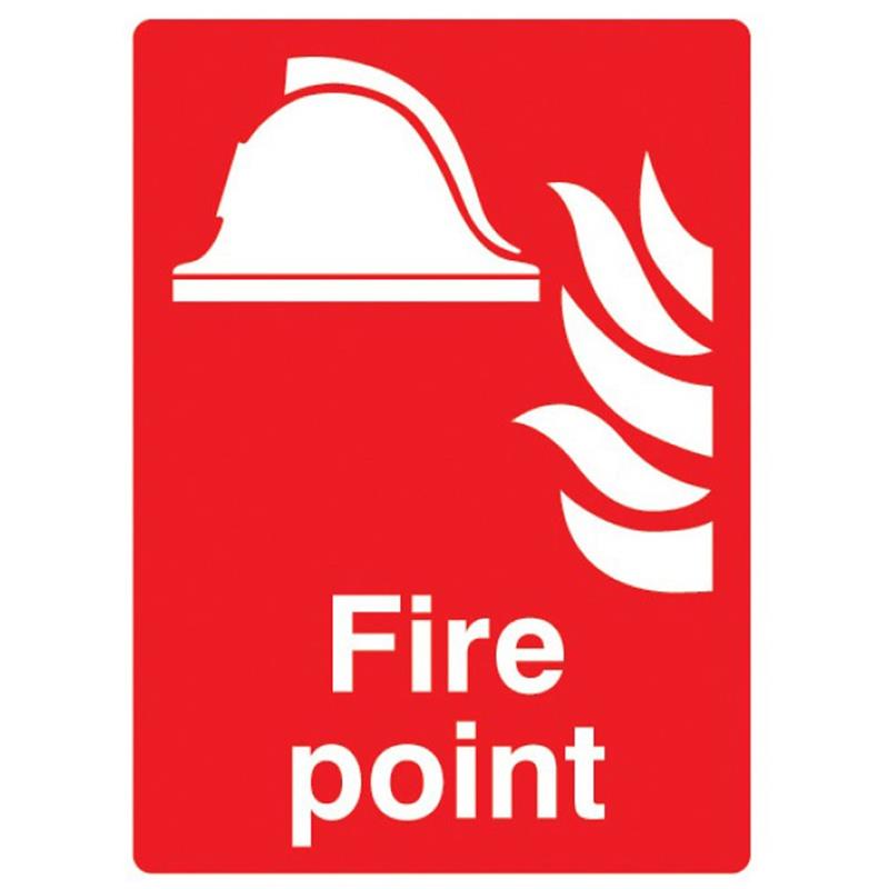 PVC Sign 200 x 300mm Fire Point