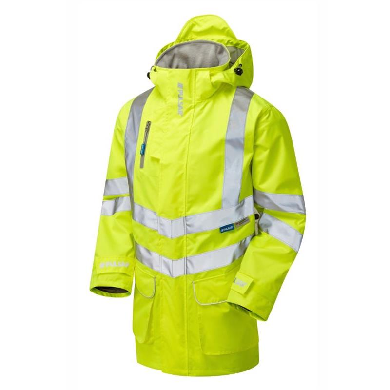 Pulsar P421 Yellow Storm Coat S Mesh Lined Breathable